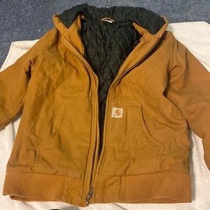 Carhartt tan youth large winter work coat